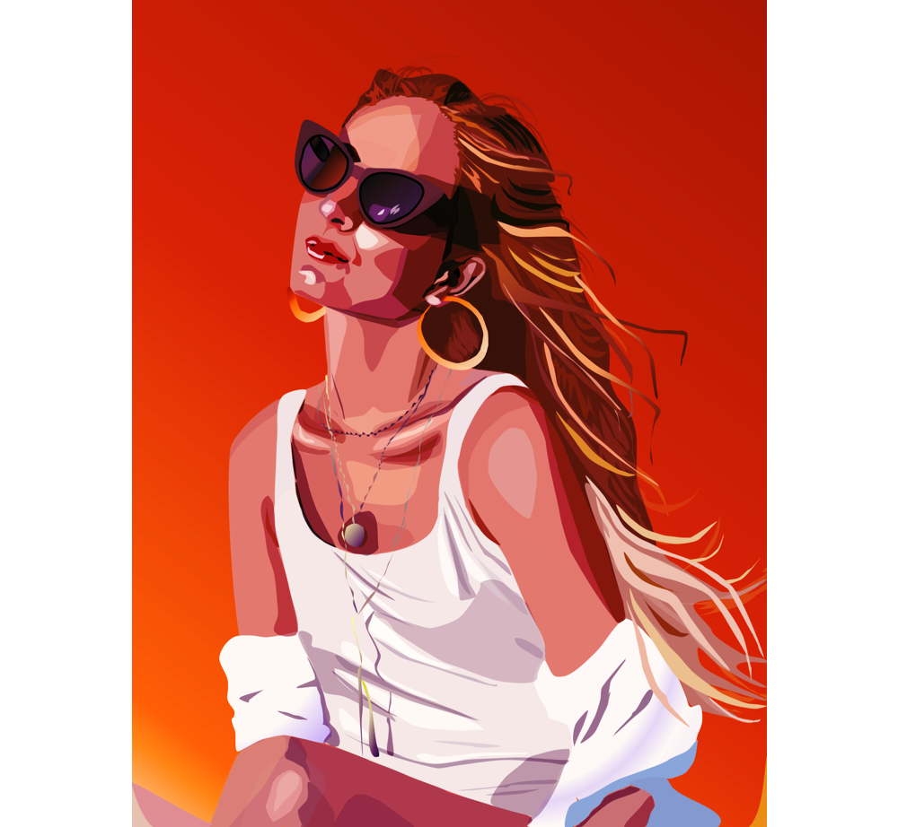 custom made vector porrait